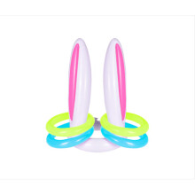 Inflatable Bunny Ears Game Kids Hoopla Ring Toss Hat Easter Party Game