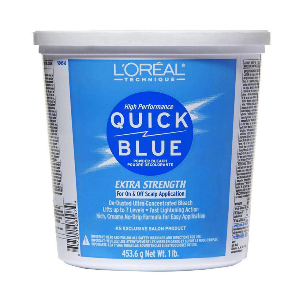 (L'Oreal Quick Blue Bleach 16oz) L'Oreal HiColor H1 Coolest Brown