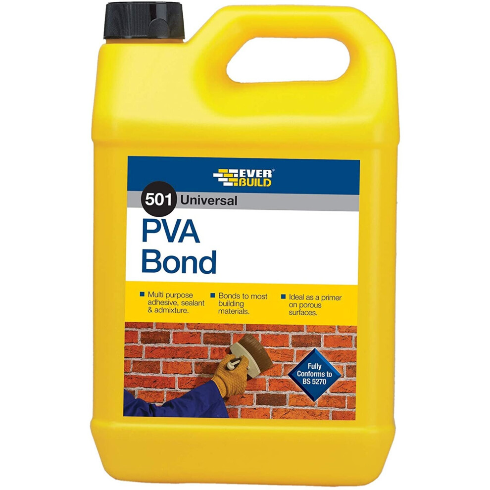 Everbuild 501 Universal PVA Bond, 2.5 Litre
