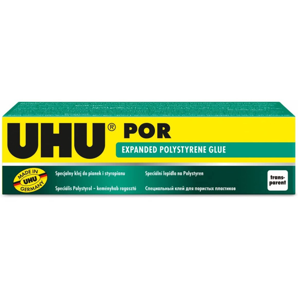 Uhu 3-63176 Por, Quick-Setting Special Adhesive For Polystyrene, 50Ml Tube, 50 Ml 3423314478407