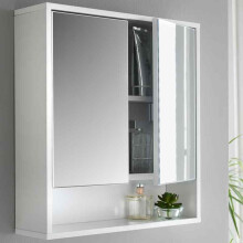 New Stunning High Gloss Bathroom Mirror Cabinet Perfect Bathroom Storage