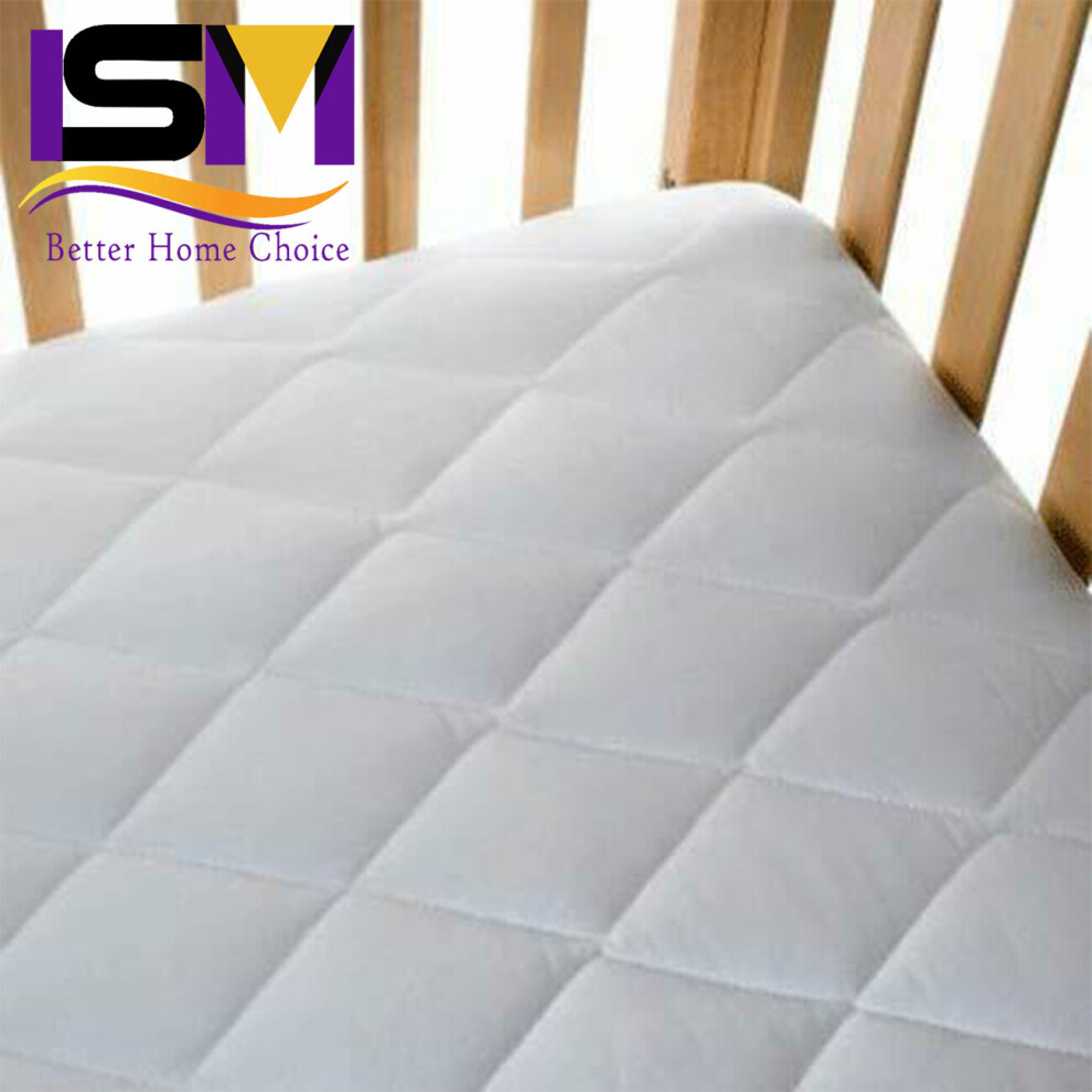 (140 x 70 x 5 cm) Cot Bed Mattress Quilted & Waterproof Foam Matress