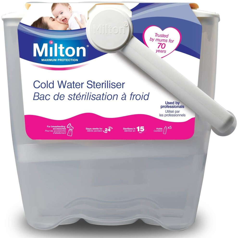 Milton Cold Water Steriliser (White)
