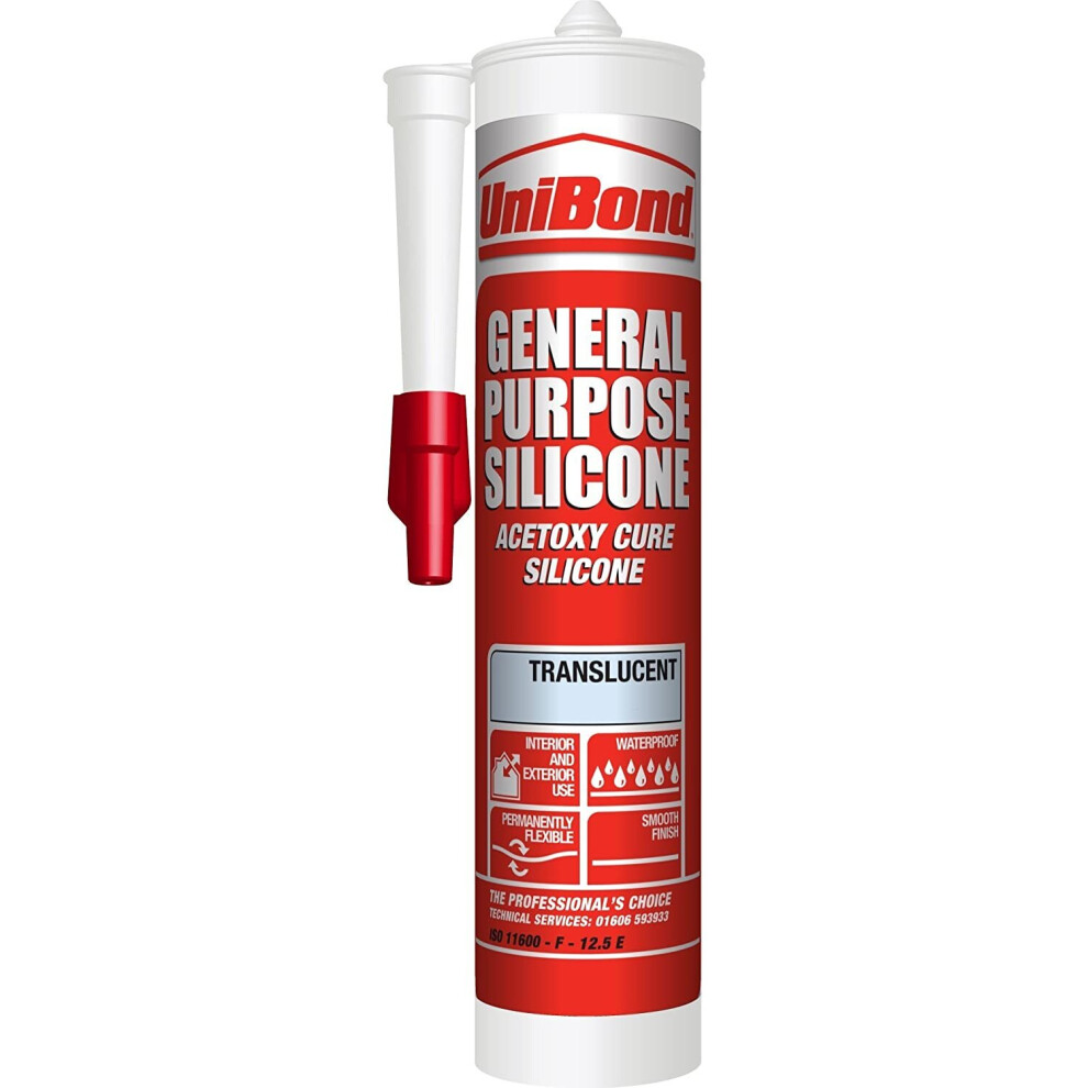 UniBond 2079249 General Purpose Sealant Cartridge - Translucent