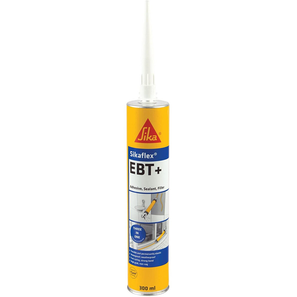 Everbuild SKFLEXEBTCR 300ml Sikaflex EBT Plus Sealant - Clear