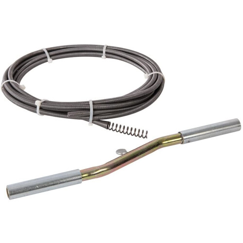 Silverline Silverline Tools 966815 Drain Auger with Sliding Crank Handle 4.75m, Grey