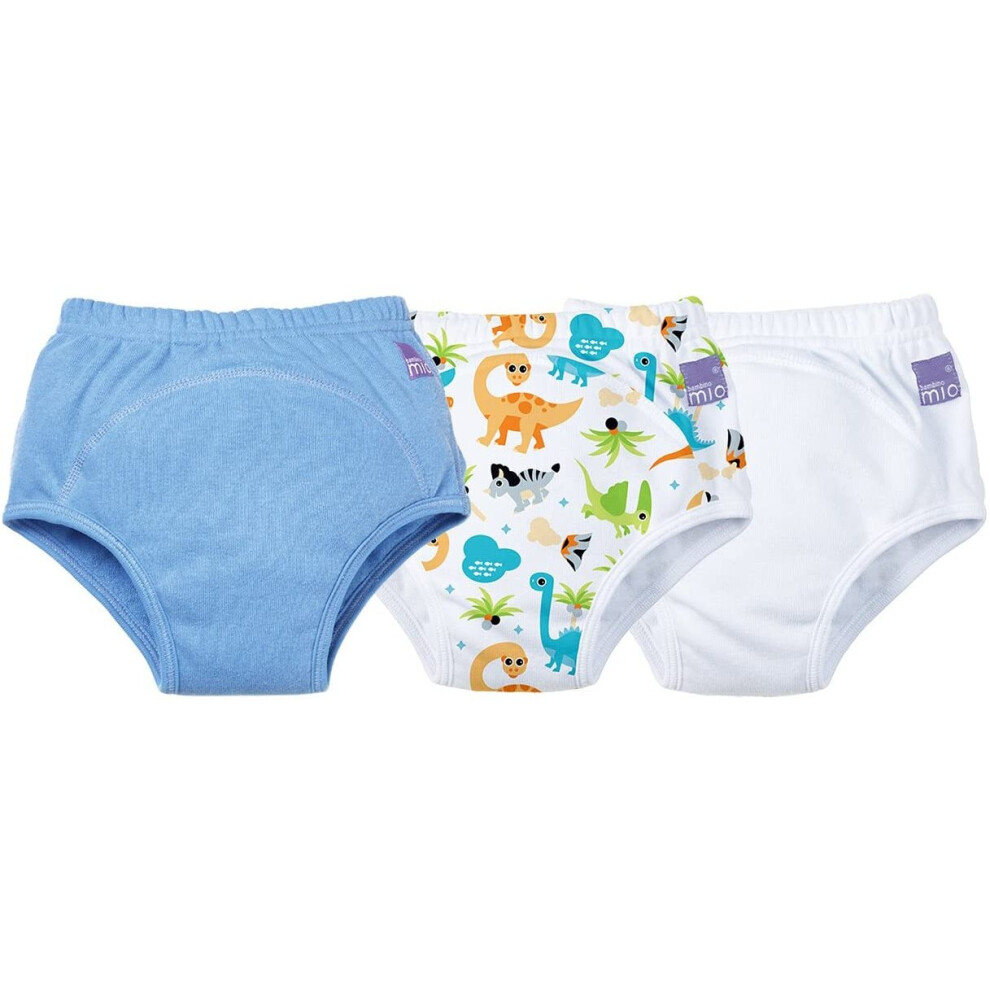 Bambino Mio, Potty Training Pants, Mixed Boy, Dino, 3+ Years (3 Pack)