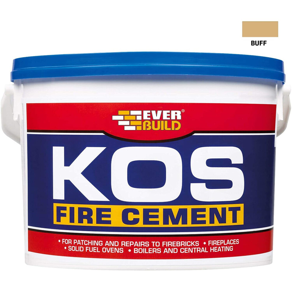 Everbuild KOS Fire Cement, Buff, 6 kg