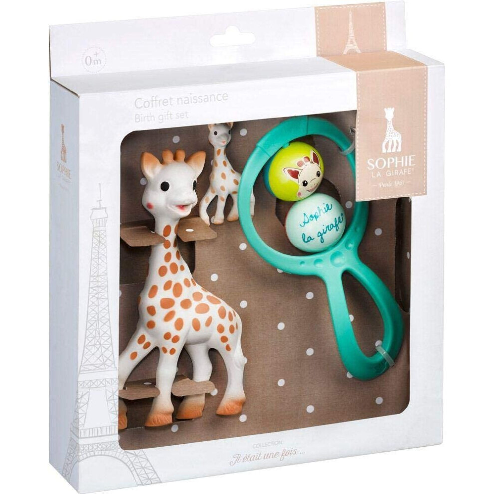 Sophie la girafe Rattle/Sophie New-Born Gift Set, Multi Colour