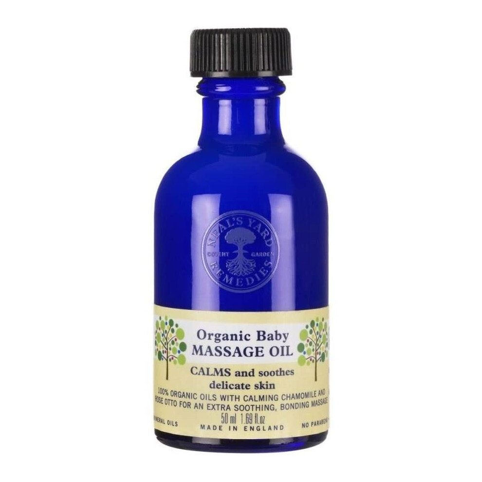 Caring for Baby by Neal's Yard Remedies Organic Baby Massage Oil 50ml