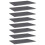 VidaXL vidaXL 8x Bookshelf Boards High Gloss Grey Engineered Wood Shelf Replacement 1