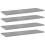 VidaXL vidaXL 4x Bookshelf Boards Concrete Grey Engineered Wood Replacement Panel 1