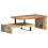 VidaXL vidaXL Coffee Table Set 2 Piece Solid Reclaimed Wood Wooden Accent Tea Table 9
