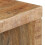 VidaXL vidaXL Solid Mango Wood Coffee Table Set 2 Piece Wooden Accent End Tea Table 7