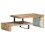 VidaXL vidaXL Coffee Table Set 2 Piece Solid Reclaimed Wood Wooden Accent Tea Table 11