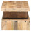 VidaXL vidaXL Solid Mango Wood Coffee Table Set 2 Piece Wooden Accent End Tea Table 6