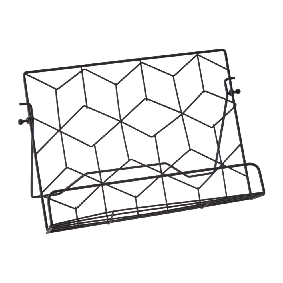 Premier Housewares Vertex Contour Cookbook Stand Black