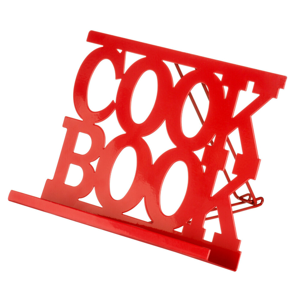 Premier Housewares Enamel Cook Book Stand Red