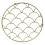 Premier Housewares Vertex Deco Trivet, Gold 1