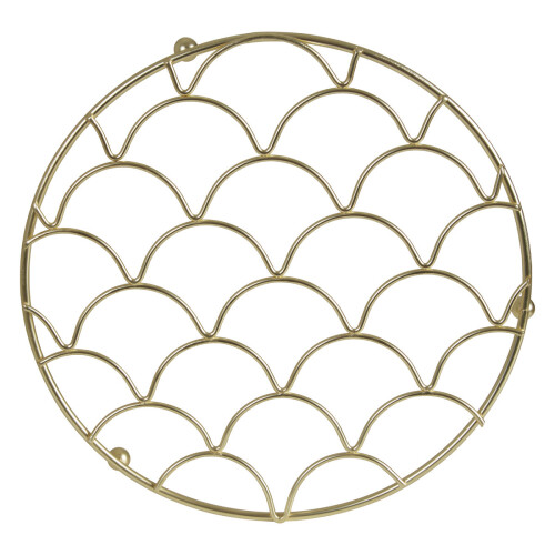 Premier Housewares Vertex Deco Trivet, Gold