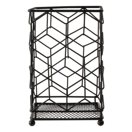 Premier Housewares Vertex Contour Utensil Holder, Black