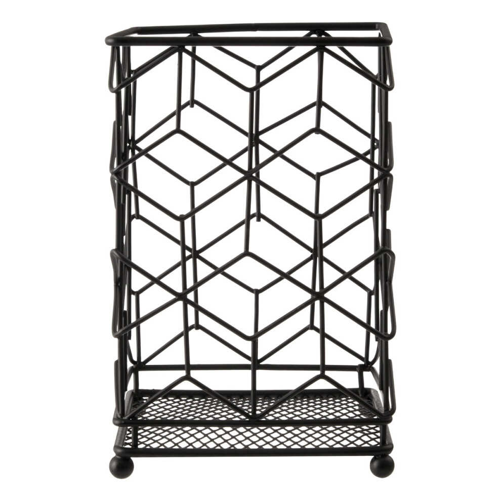 Premier Housewares Vertex Contour Utensil Holder, Black