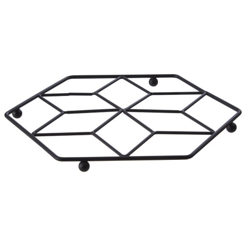Premier Housewares Vertex Contour Trivet, Black