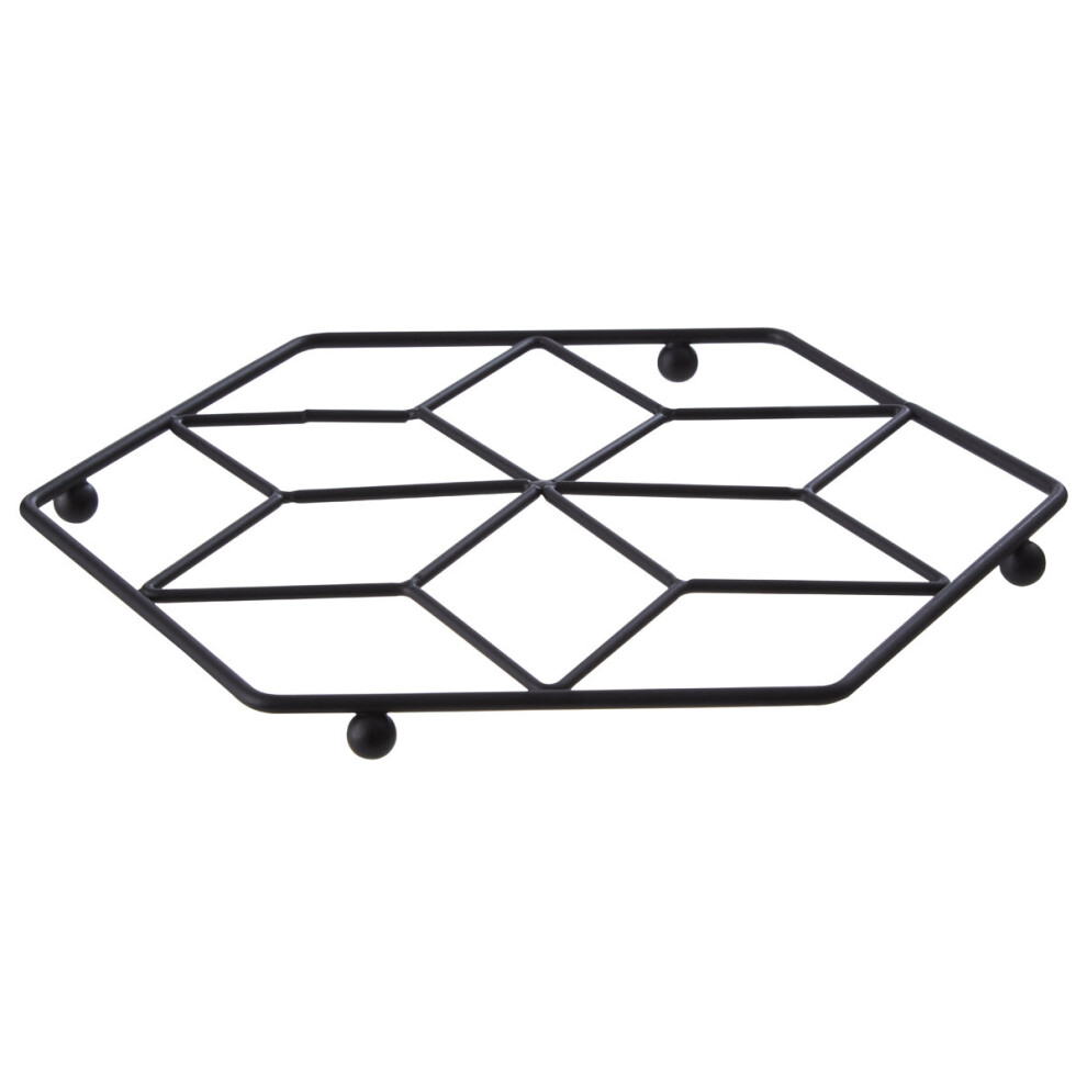Premier Housewares Vertex Contour Trivet, Black