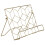 Premier Housewares Vertex Contour Cookbook Stand, Gold 1