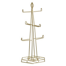 Vertex Contour 6 Cup Mug Tree, Gold
