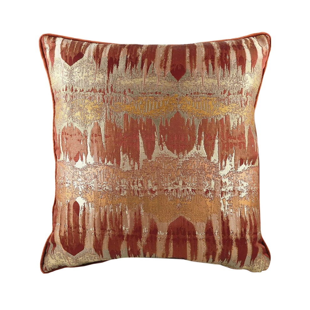 (One Size, Terracotta) Evans Lichfield Inca Cushion Cover