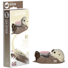 EUGY 3D Sea Otter Model Craft Kit