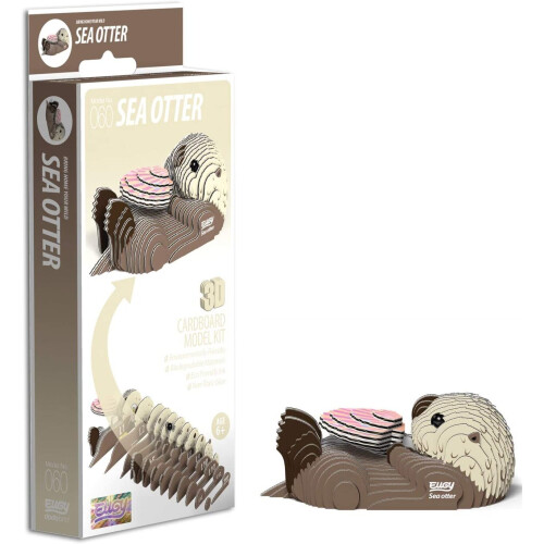 EUGY 3D Sea Otter Model Craft Kit