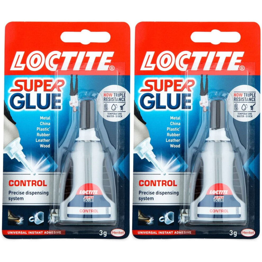 Loctite 1623037 Super Glue Control Liquid, 3g