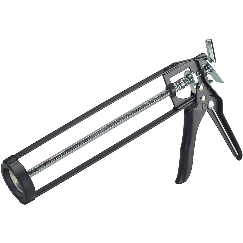 Everbuild Professional Caulk, Sealant, Adhesive Application Gun For Up to C4/400 ml Cartridges