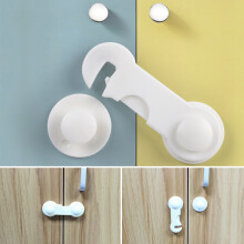 10 Baby Kids Child Safety Locks Proof Cabinet Drawer Fridge Pet Cupboard Door