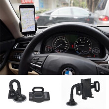 UNIVERSAL IN CAR MOBILE PHONE SAT NAV PDA GPS HOLDER & LOCKING SUCTION MOUNT