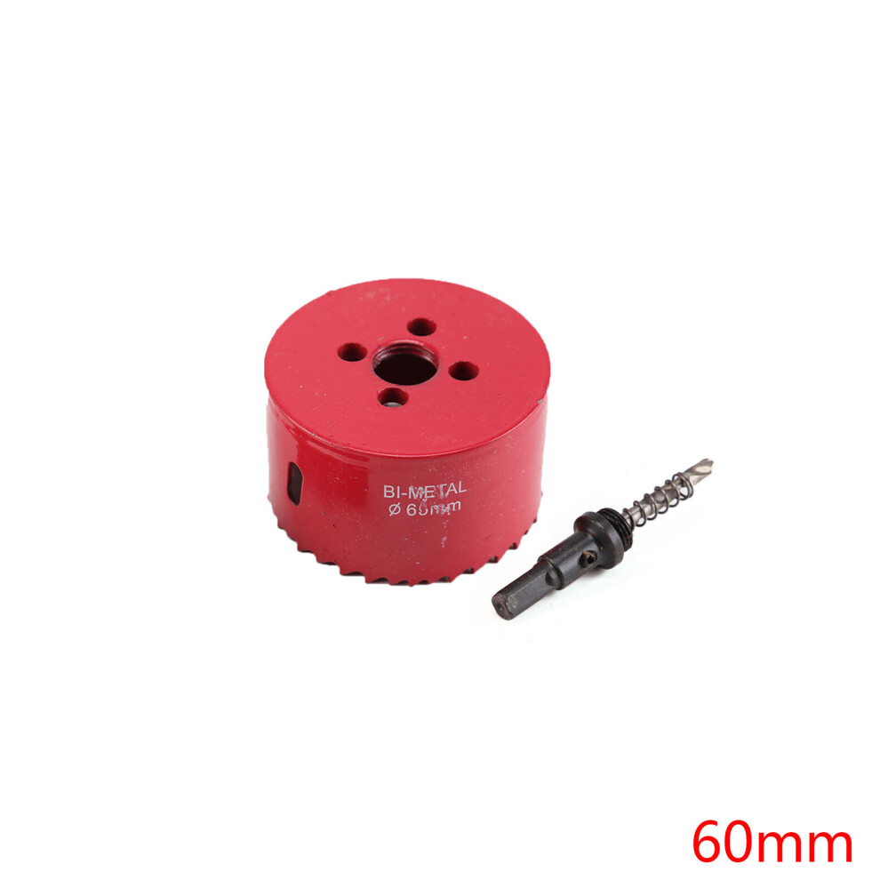 60Mm M42 Metal Hole Saw Holesaw Arbor Pilot Drill Bit Wood 757510874231