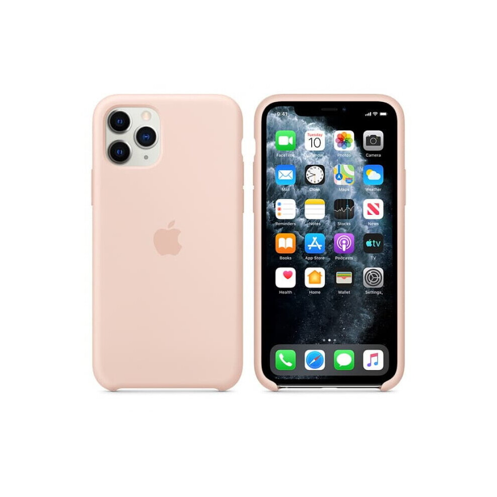 enuine Apple Silicone Case Back Cover for iPhone 11 Pro - Pink Sand (MWYM2ZM/A)