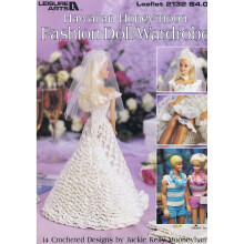 Hawaiian Honeymoon Fashion Doll Crochet Pattern Barbie & Ken 14 Design