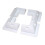 Lowenergie (White, 4x Corner Brackets) Solar Panel Mounting Bracket Sets & Frame Kits Adhesive Bond Caravan Boat 1