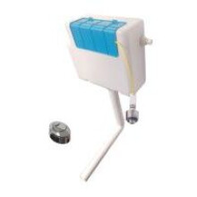 Toilet Concealed Cistern with Chrome Button WRAS Approved