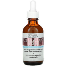 Advanced Clinicals, 10% Glikolowa Serum, 1,75 fl oz (52 ml)