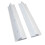Lowenergie (White, 2 x LONG Side Brackets Only) Solar Panel Mounting Bracket Sets & Frame Kits Adhesive Bond Caravan Boat 1