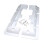 Lowenergie (White, 6x Brackets Corner, Sides & Cable Entry) Solar Panel Mounting Bracket Sets & Frame Kits Adhesive Bond Caravan Boat 1