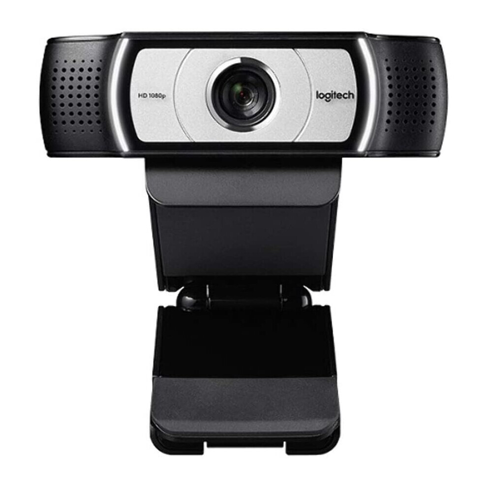 Logitech C930c Hd Smart 1080P Webcam With Cover For Computer Zeiss Lens Usb Video Camera 4 Time Digital Zoom Web Cam (Asian Model)
