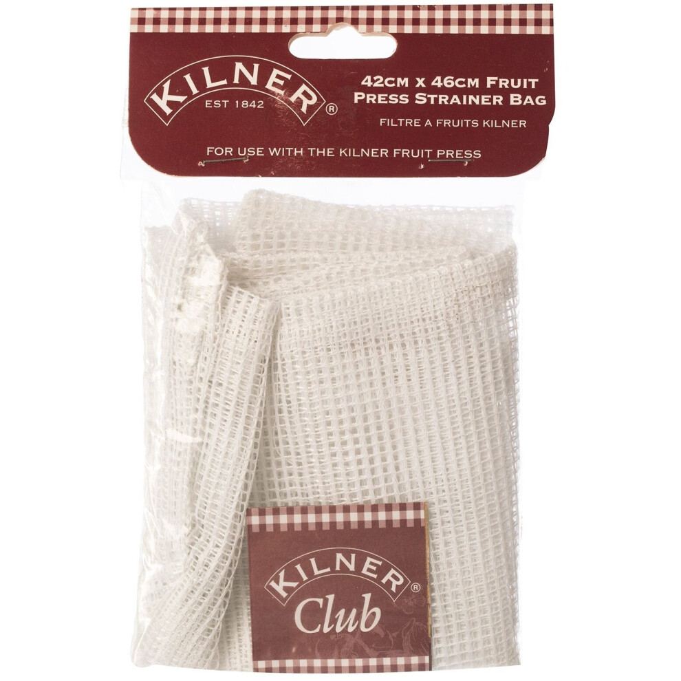 Kilner Fruit Press Strainer Bag Heavy gauge nylon bag Wine Beer Sieve Filter