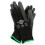 (Medium) 12 Pairs PU Coated Black Nylon Safety Work Gloves 4