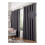 Blackout Eyelet Curtains Ring Top Pair Thermal Efficient Ready Made 66x72" Charcoal 1