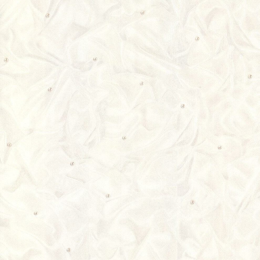 Debona Perla Plain Silver Wallpaper 9093